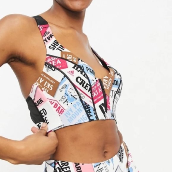 Ivy Park Icy Park Ski Tag Zip Bra NWT - Picture 2 of 9